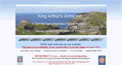 Desktop Screenshot of kingarthursarms.co.uk